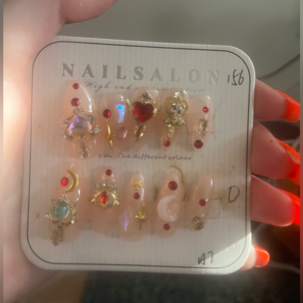 Sailor moon nails